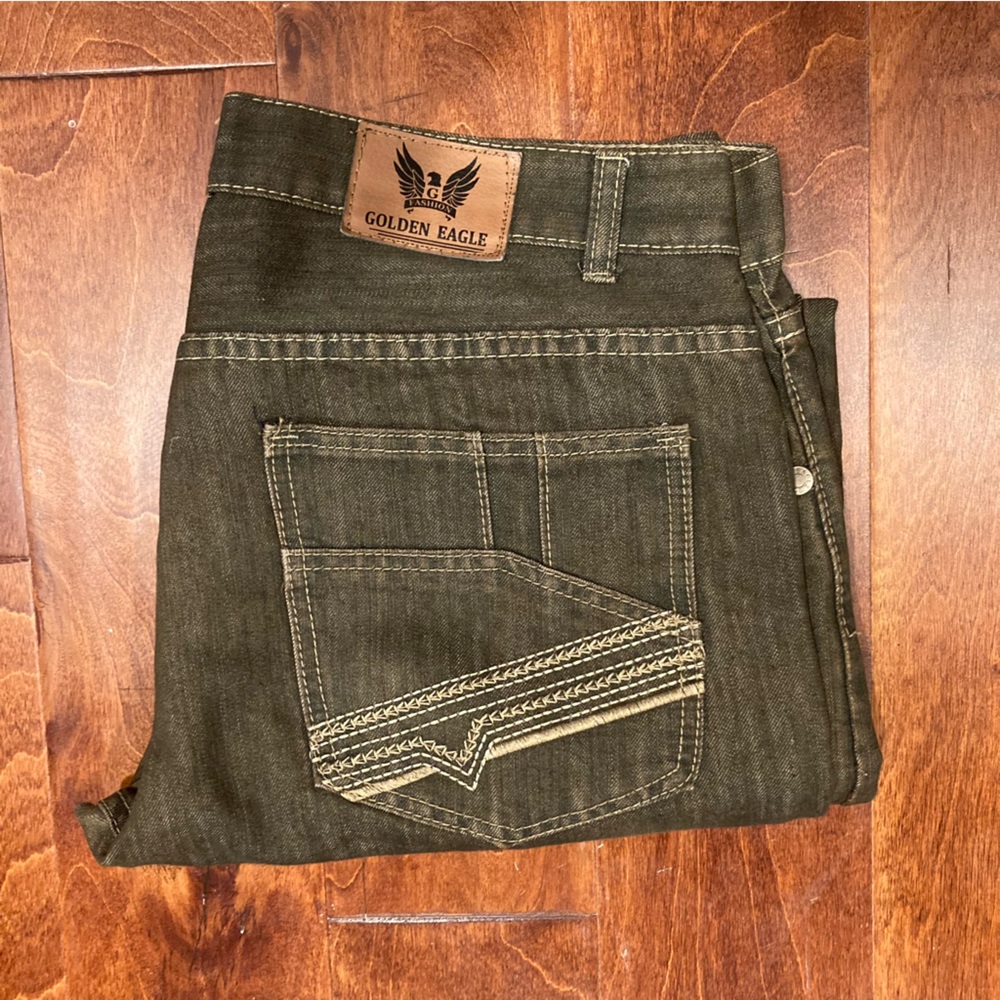 Brown jean pants for men Size 36